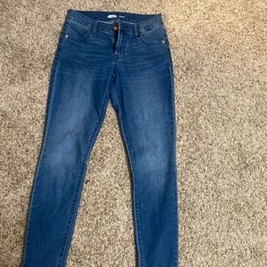 Old Navy Rockstar skinny jeans, size 0, midrise